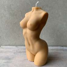 Load image into Gallery viewer, Torso candle woman L | Vanilla
