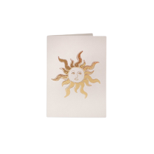 Afbeelding in Gallery-weergave laden, ZONNESCHIJN - gevouwen kaart A6 foliedruk