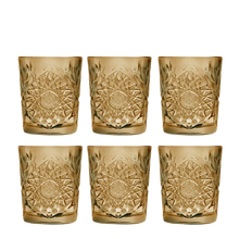 Load image into Gallery viewer, Hobstar water glass (set of 2 or 6)