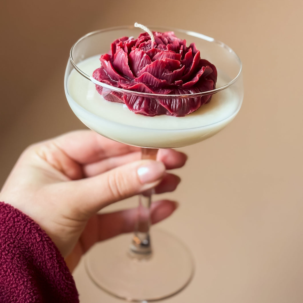 Rose candle