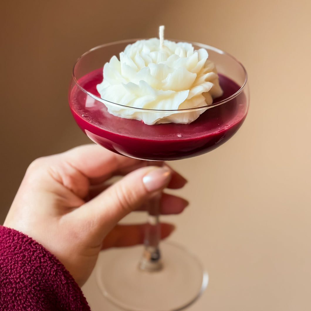 Rose candle