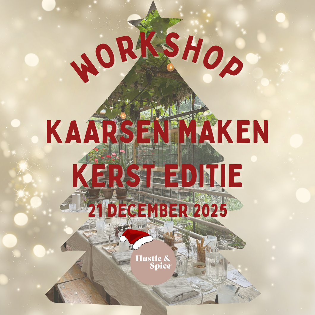 Workshop (cocktail) kaarsen maken SPECIALE KERST EDITIE🎄 | Zondag 21 december- 15:00 | Espresso Martini-kaars/ Pornstar Martini-kaars