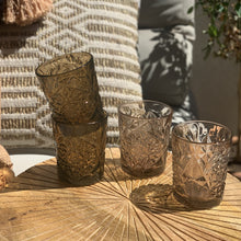 Afbeelding in Gallery-weergave laden, Hobstar waterglas (set van 2 of 6)
