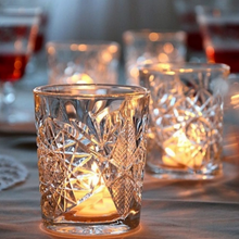 Afbeelding in Gallery-weergave laden, Hobstar waterglas (set van 2 of 6)
