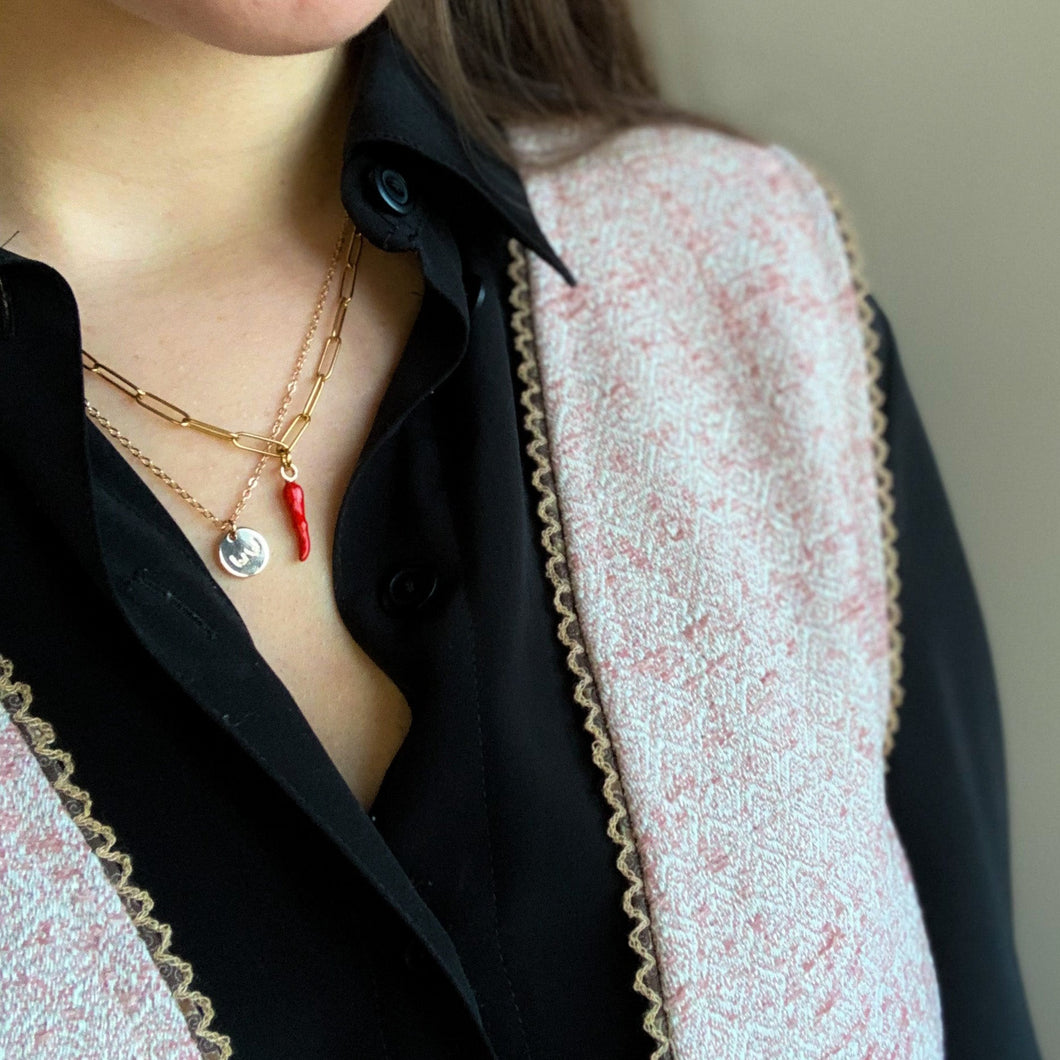 Spicy chili pepper necklace