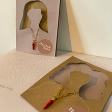 Load image into Gallery viewer, Spicy chili pepper necklace
