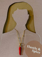 Load image into Gallery viewer, Spicy chili pepper necklace
