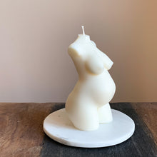 Load image into Gallery viewer, Torso candle curvy baby

